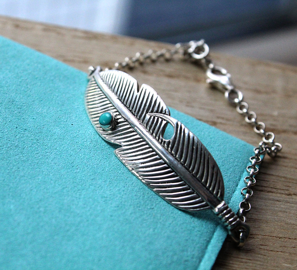 Textured Feather Bracelet