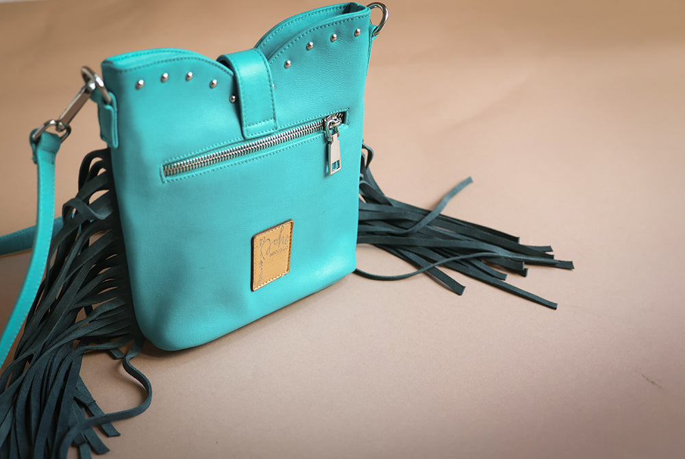 Turquoise Western Mini Bag - Boho Buffalo Accessories