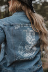 Country Music Denim Print jacket