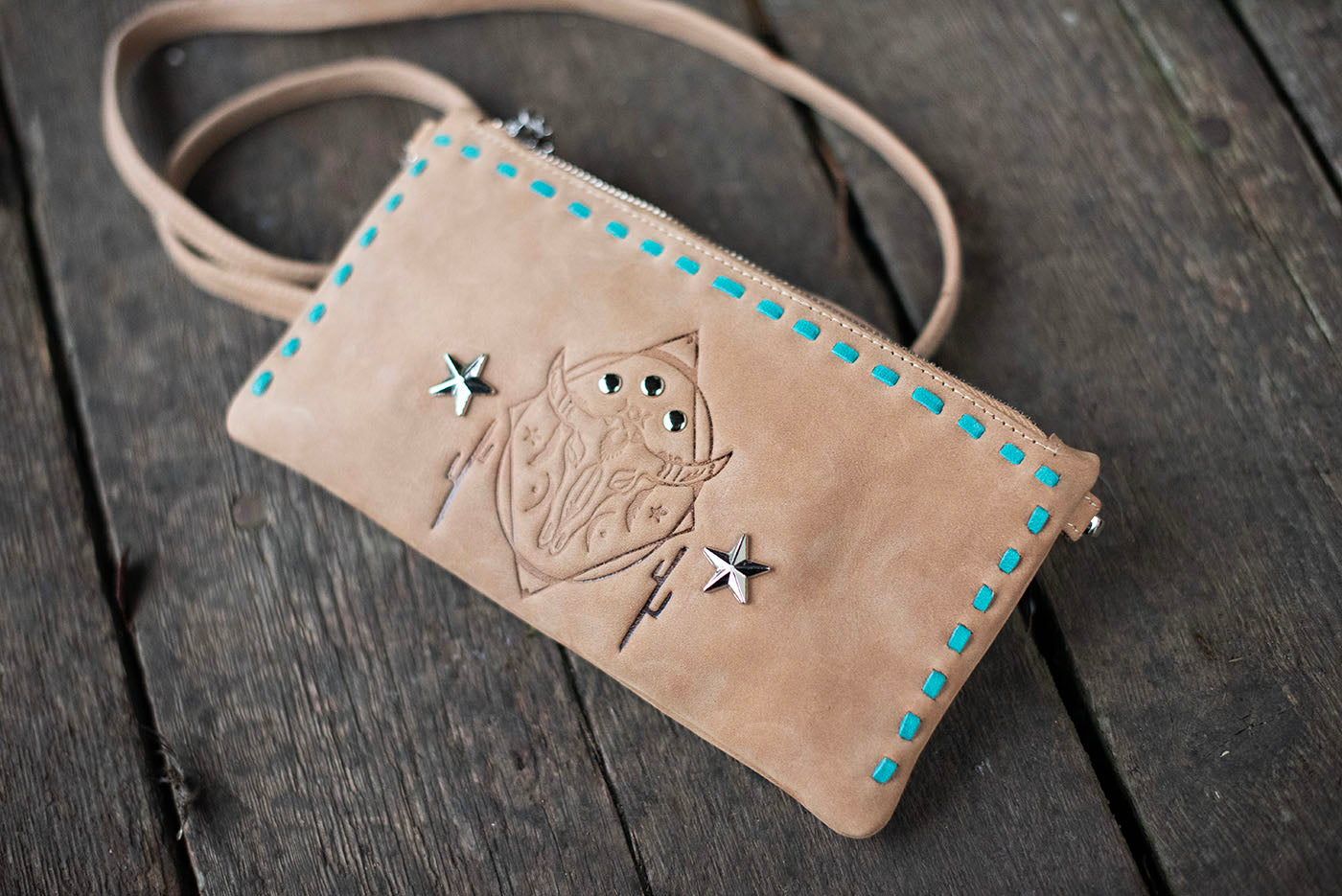 Boho Buffalo Purse / Mini Bag