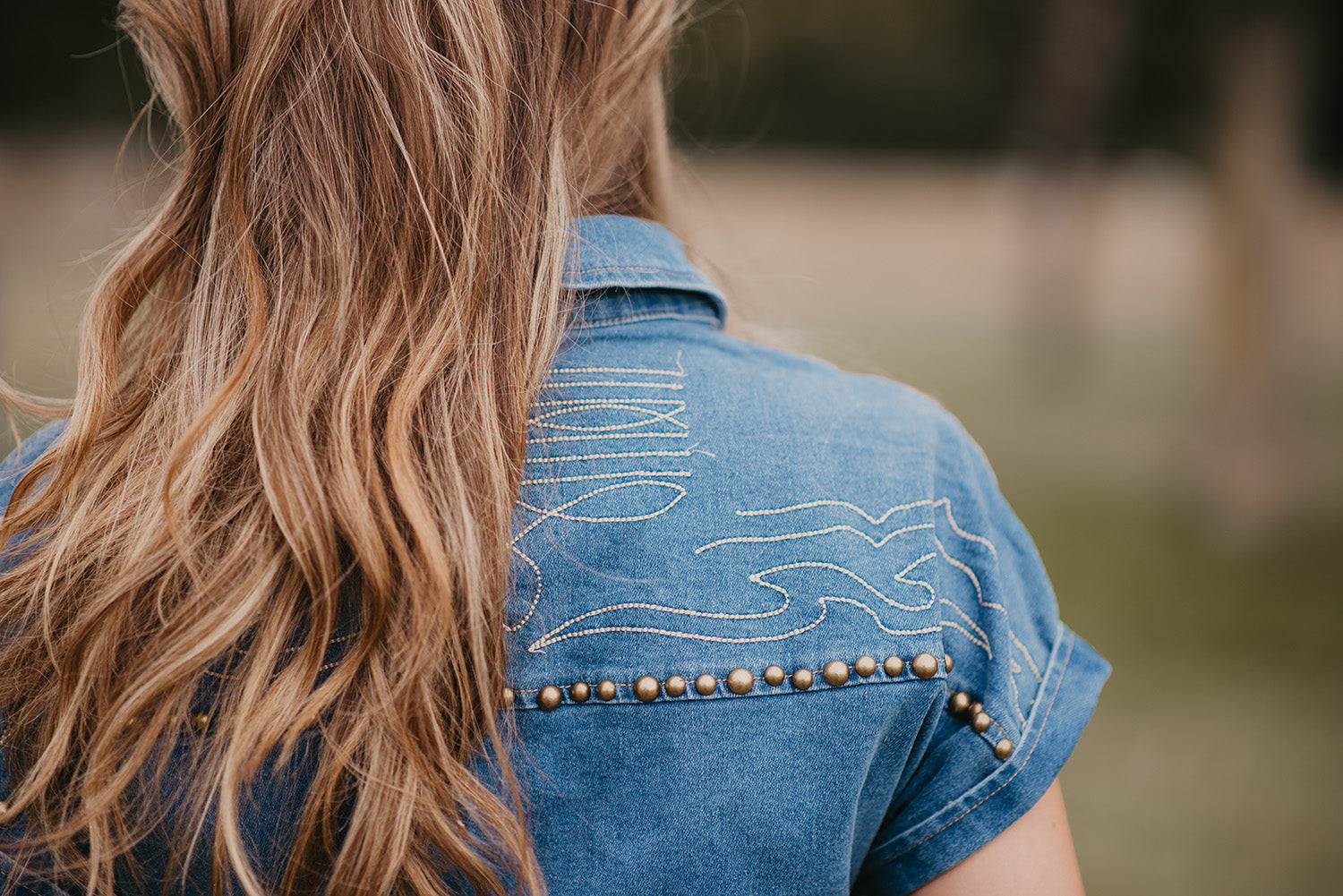 PRE ORDER - Western Denim Romper