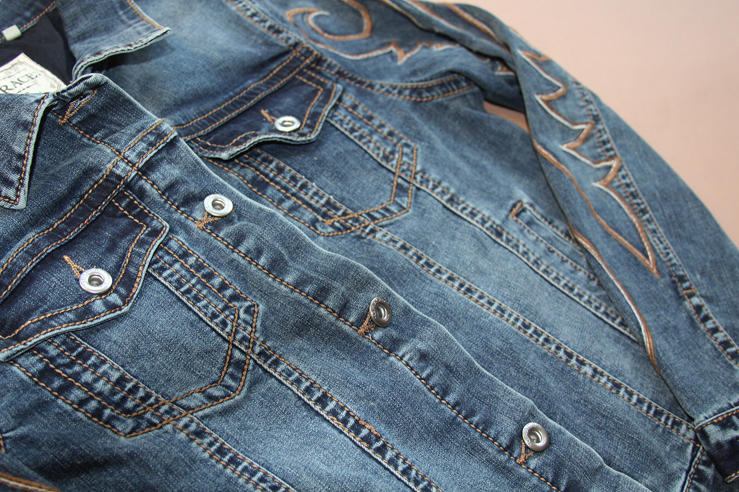 Boot Stitch Denim Jacket - Boho Buffalo Accessories