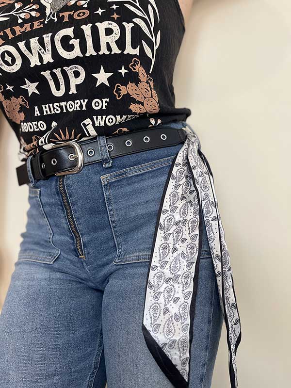 Silk Scarf Belt - Boho Buffalo Accessories