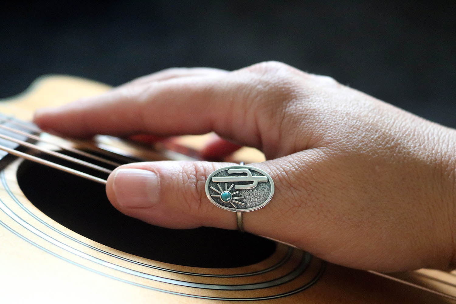 Desert Nights Oval Ring - Boho Buffalo Accessories