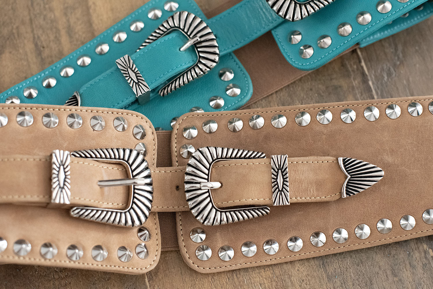 Turquoise Double Buckle Belt