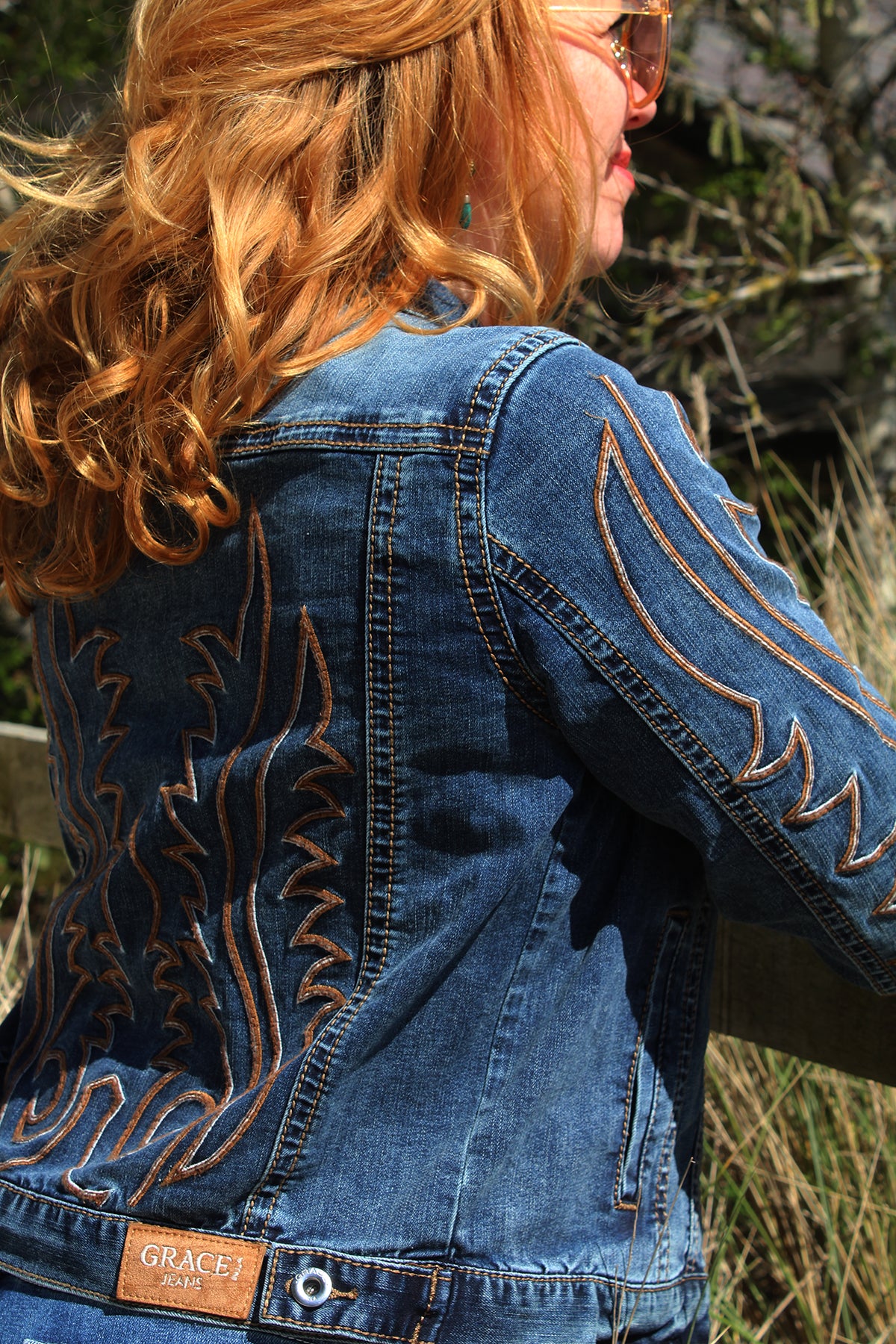 Boot Stitch Denim Jacket - Boho Buffalo Accessories