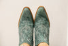 Teal Green Ankle Boots