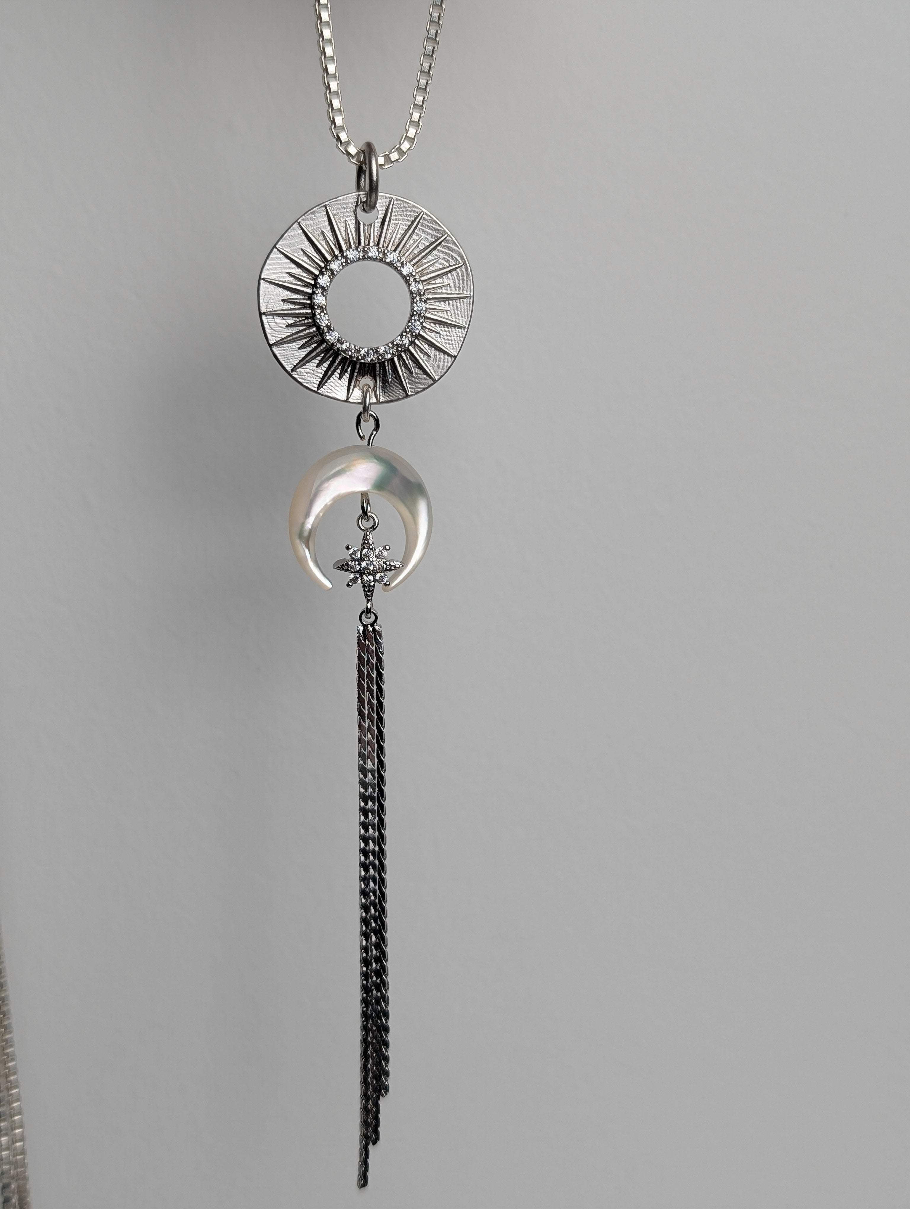 Long Cosmic Tassel Necklace - Boho Buffalo Accessories