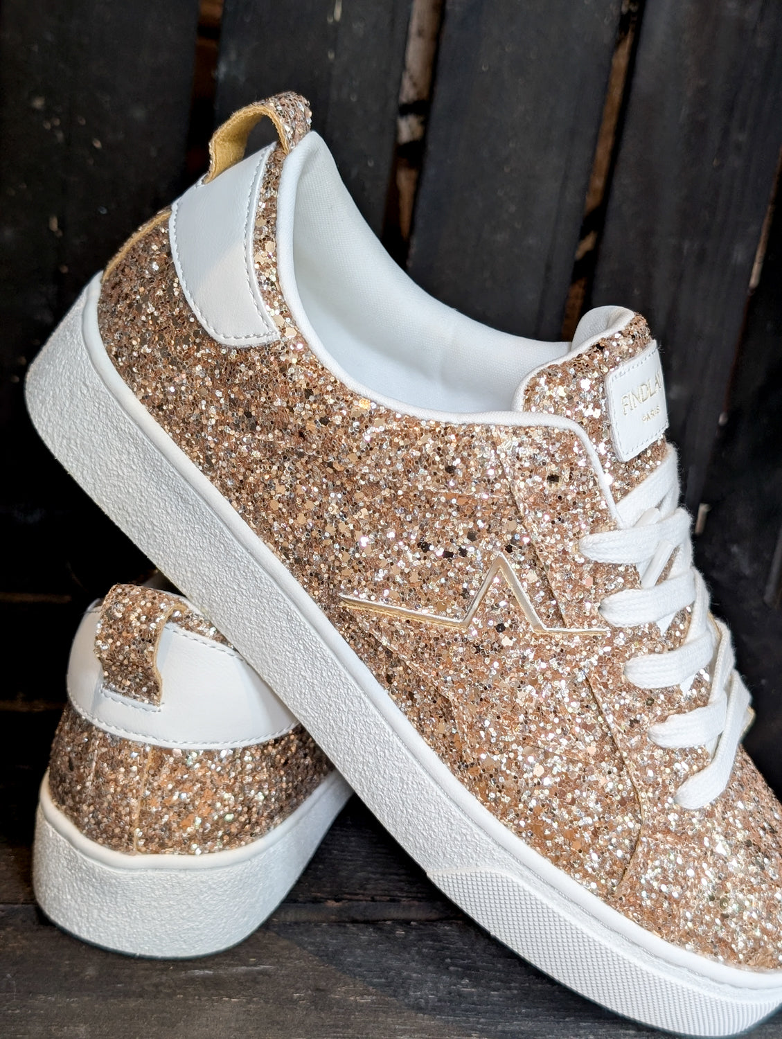 Gold Sparkle Pumps