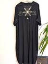 Cosmic Gold & Black Shirt Dress