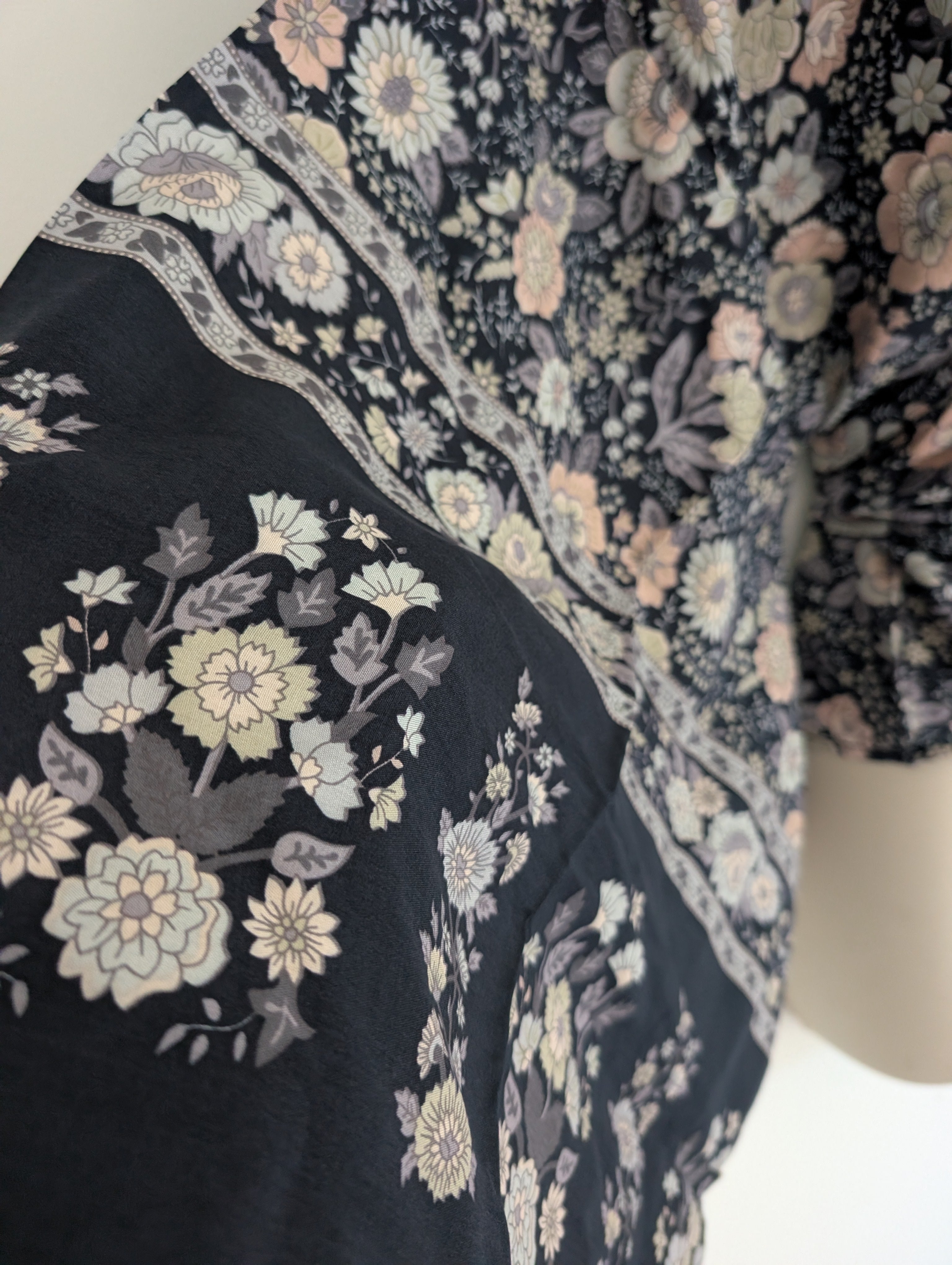 Navy Pink Kimono L