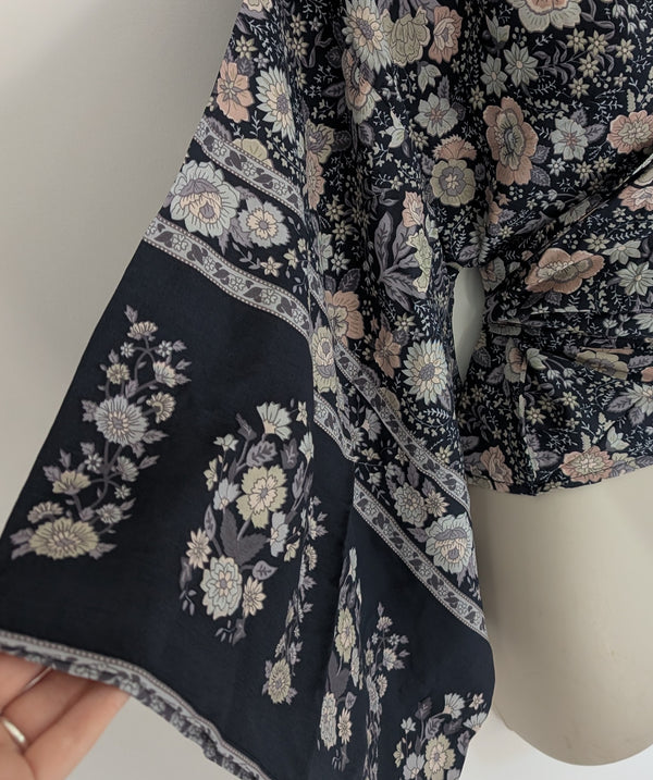 Navy Pink Kimono L