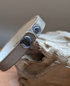 Champagne Crystal Leather Cuff