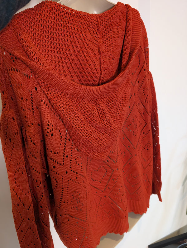 Rust Red Knit Jumper L