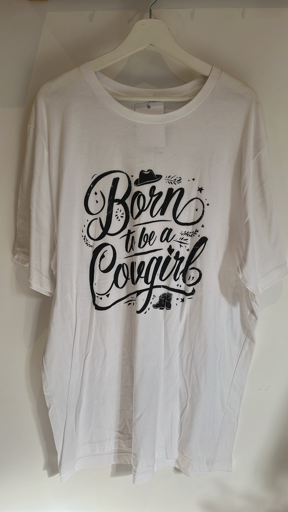 Cowgirl Tee White (2XL)