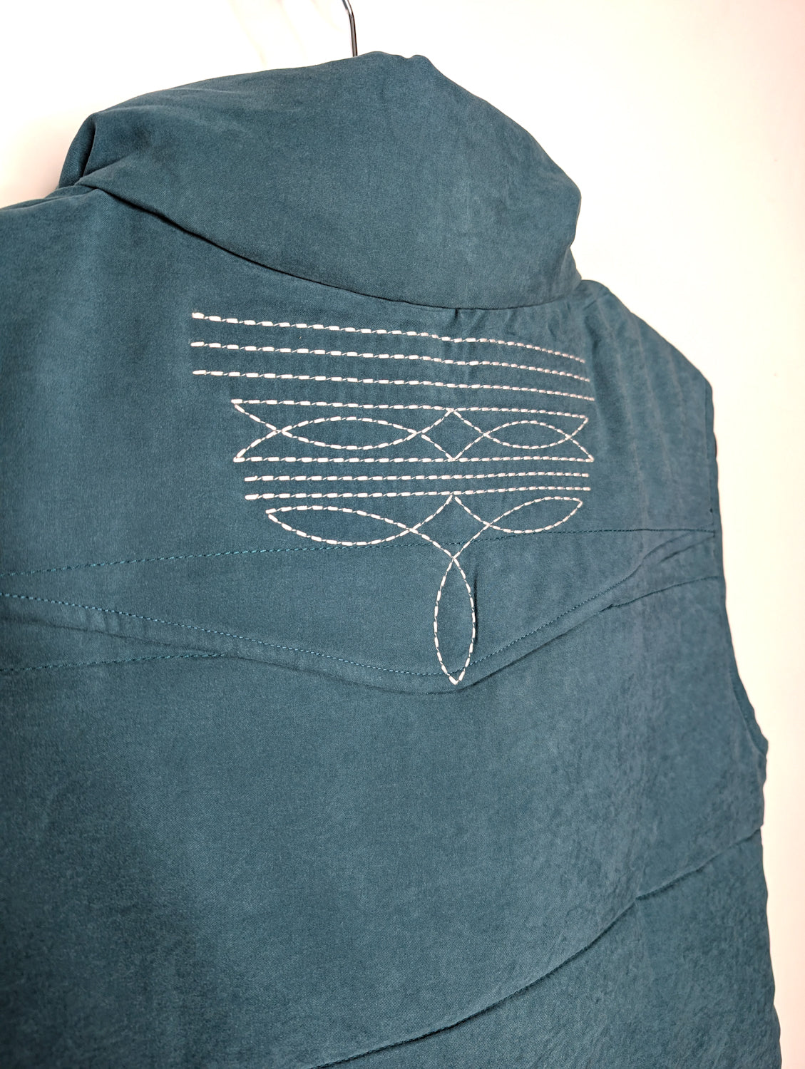 Teal Western Stitch Gilet (S-3XL) - Boho Buffalo Accessories