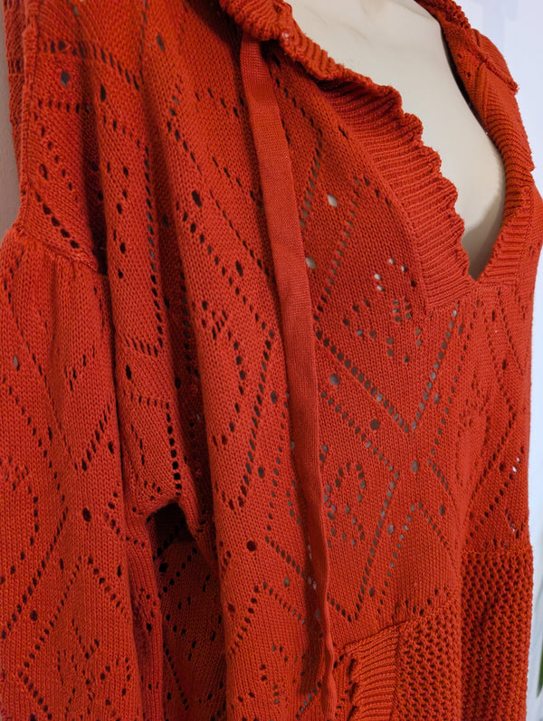 Rust Red Knit Jumper L