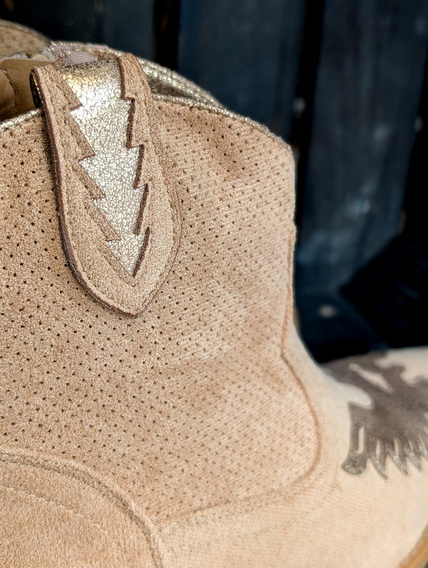 Tan Eagle Ankle Boots