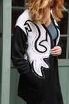 Western Boot Stitch Cardigan
