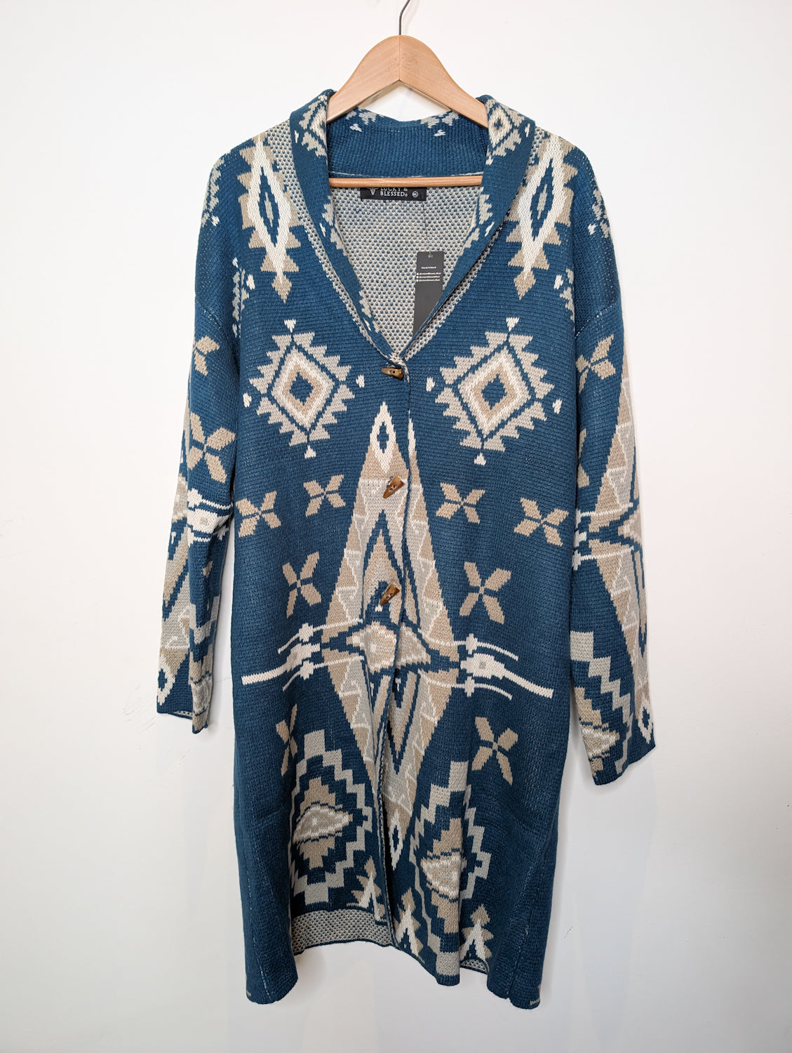 Western Button Cardigan - Boho Buffalo Accessories