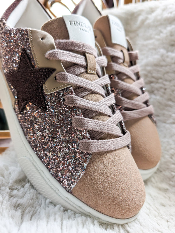 Rose Gold Sparkle Pumps