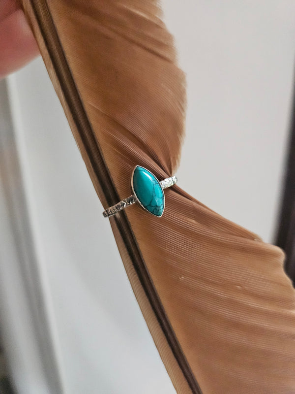 Turquoise Marquise Ring