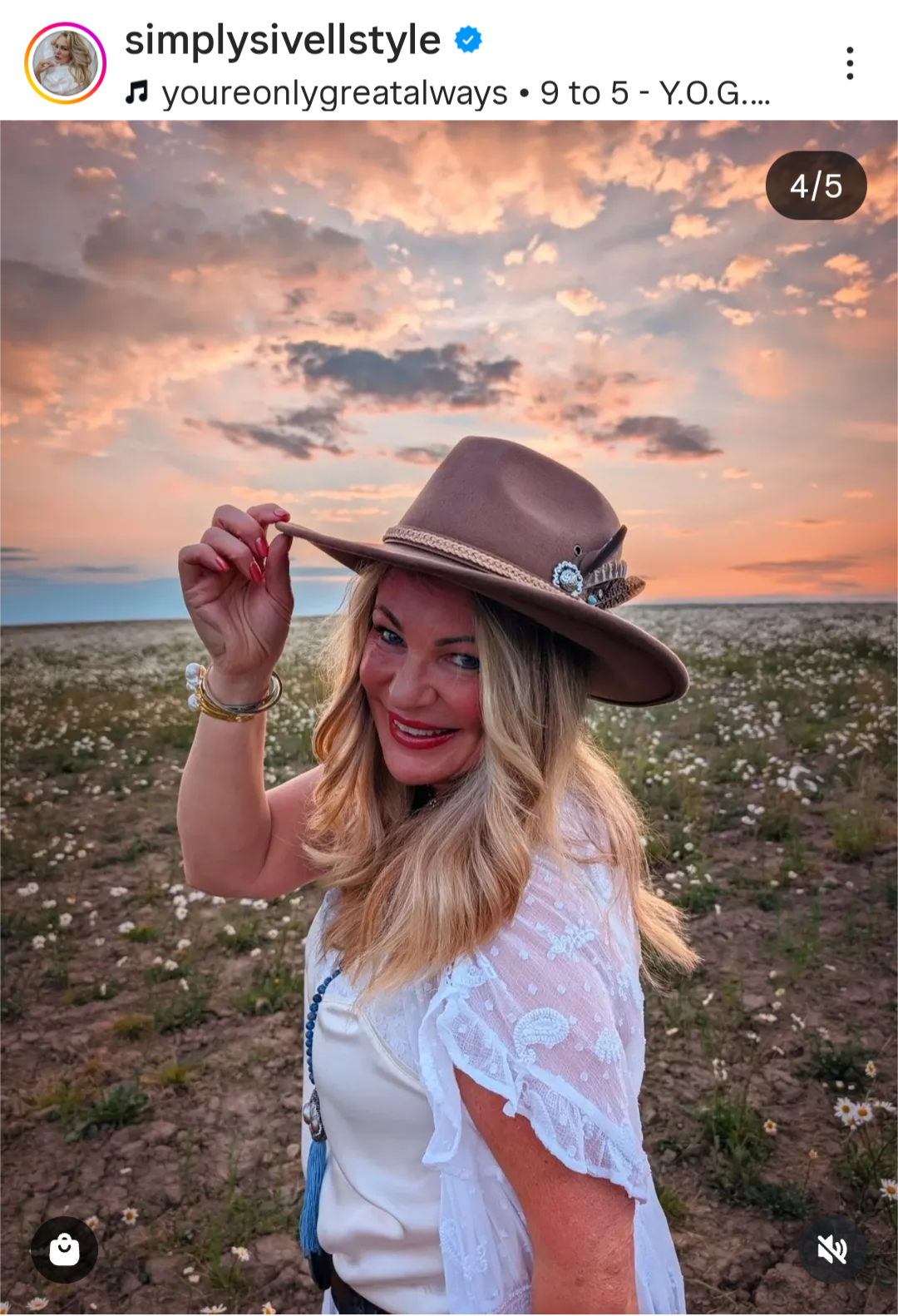 Brown Western Concho Hat