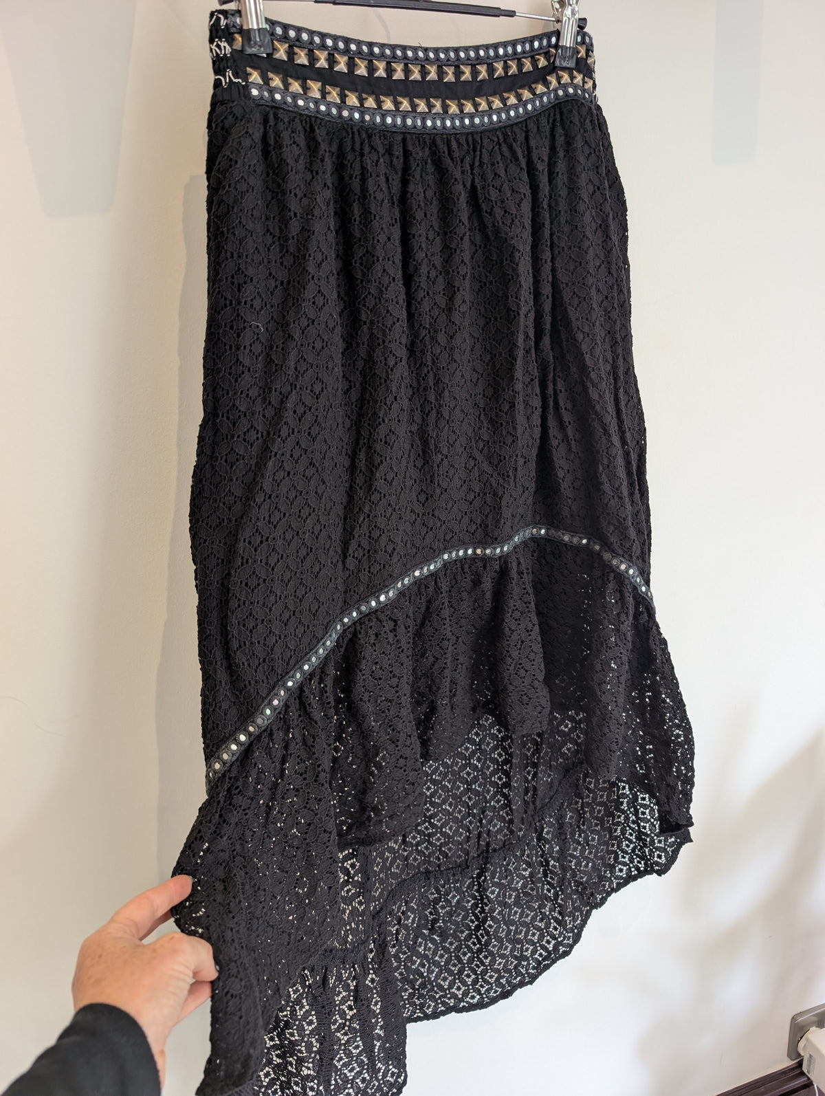 Black Lace Skirt (S)