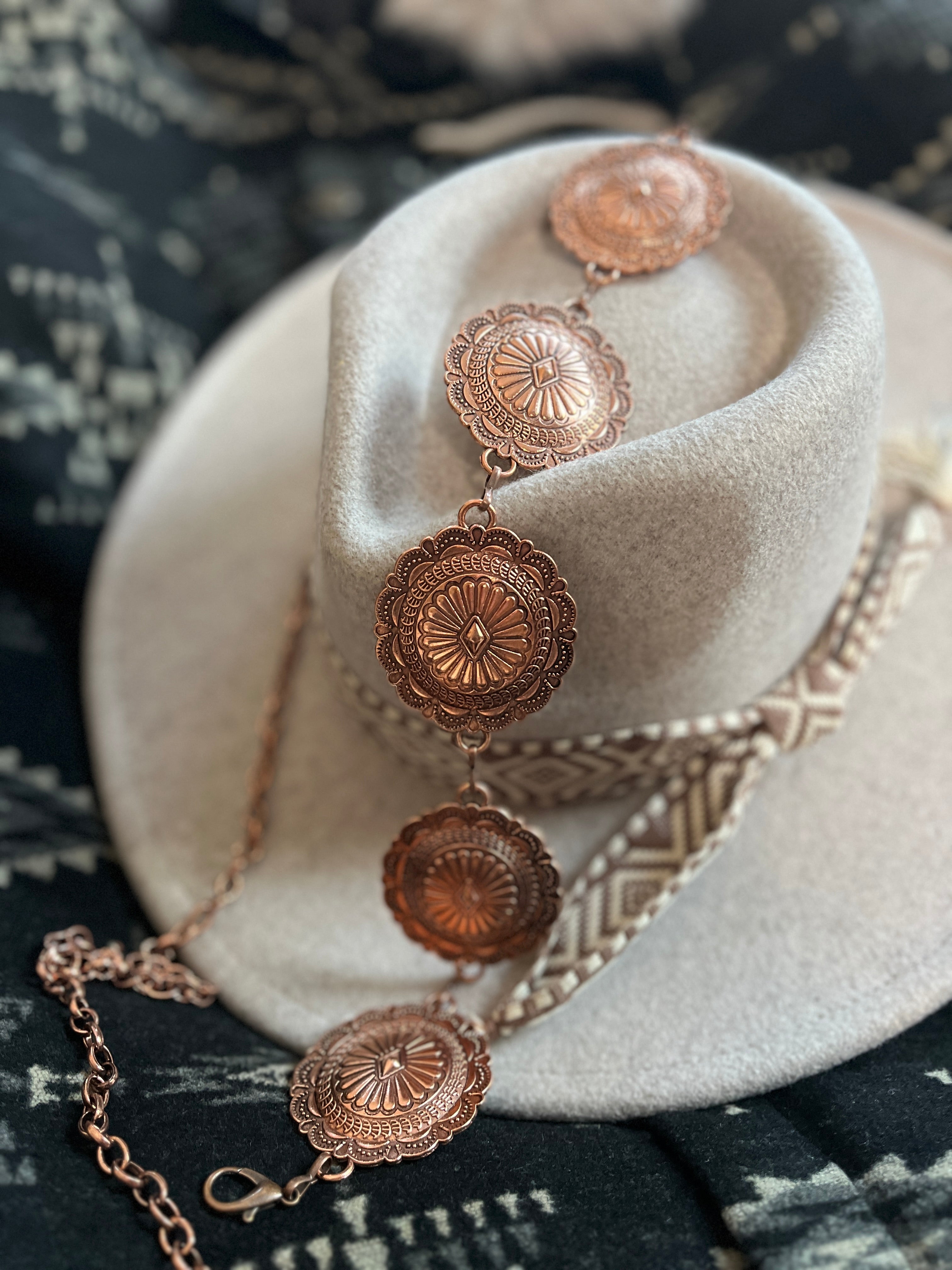 Copper Concho Belt