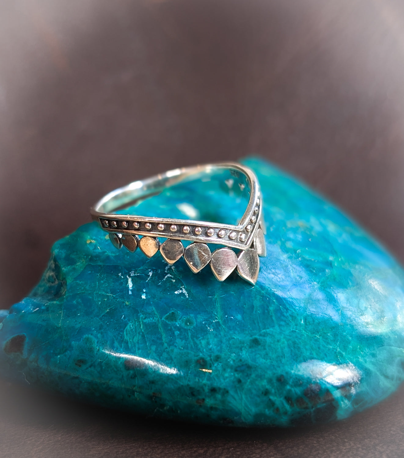Petal Wishbone Ring - Boho Buffalo Accessories