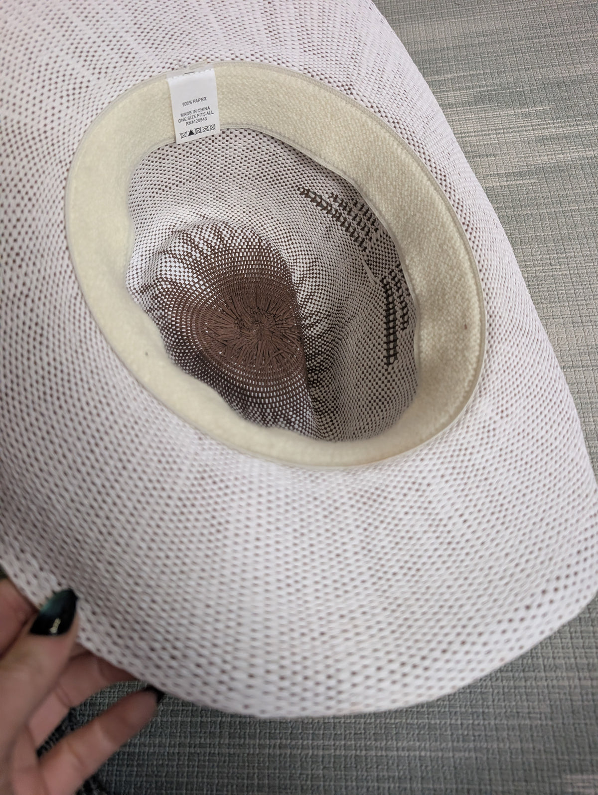 White Straw Hat