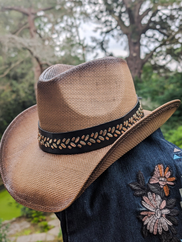 Natural Straw Western Hat