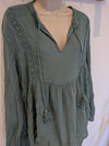Teal Blouse O/S