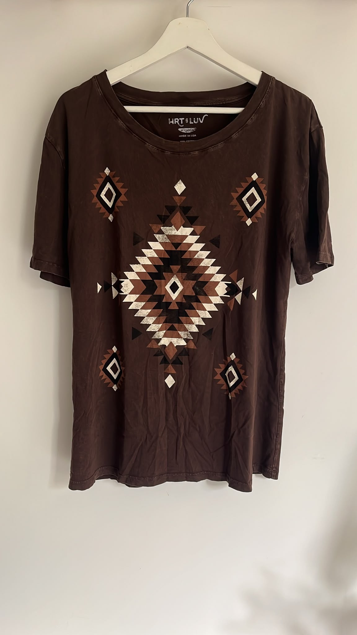 Brown Aztec Tee (XL)