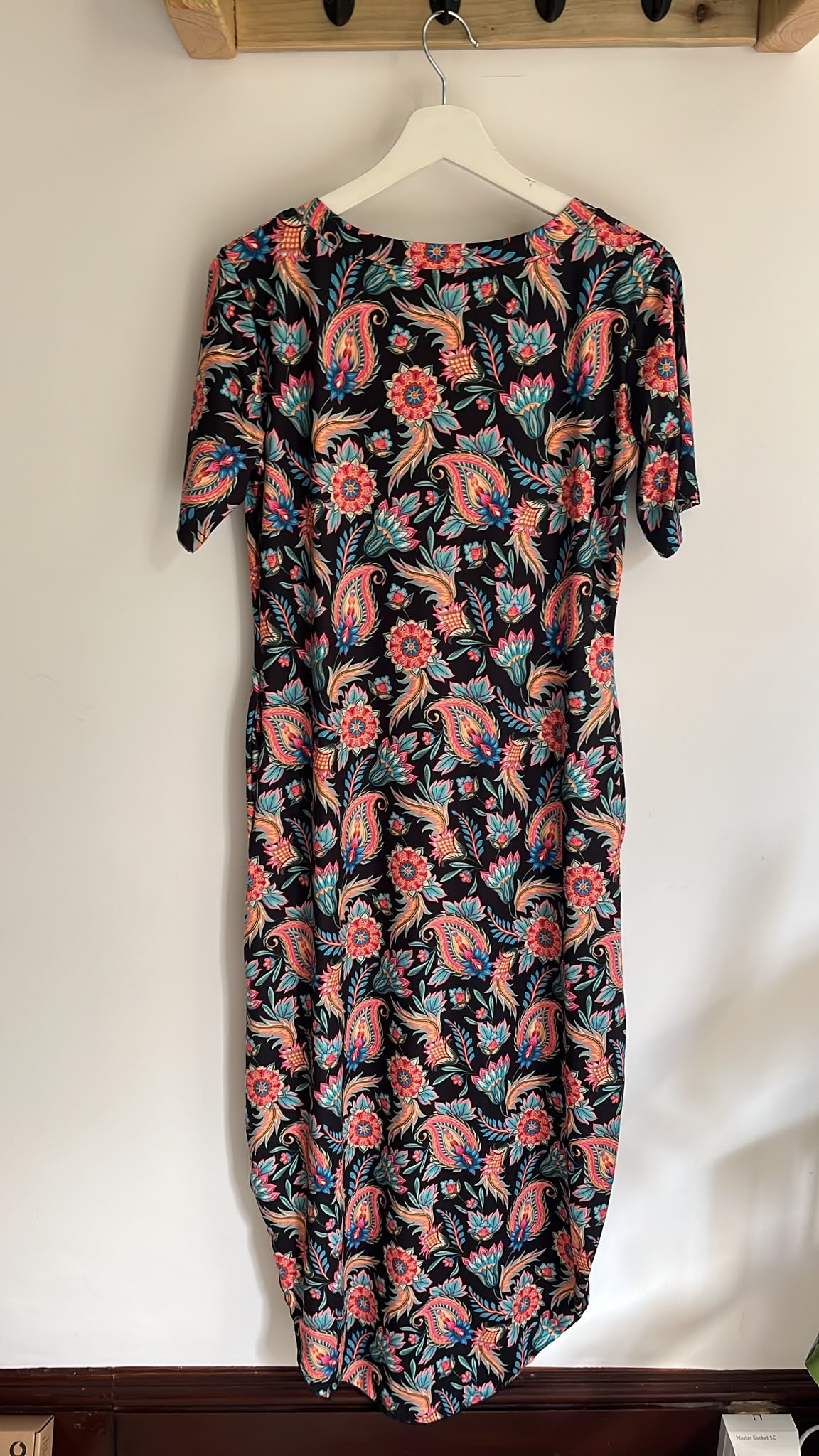 Floral Polyester Stretch Dress