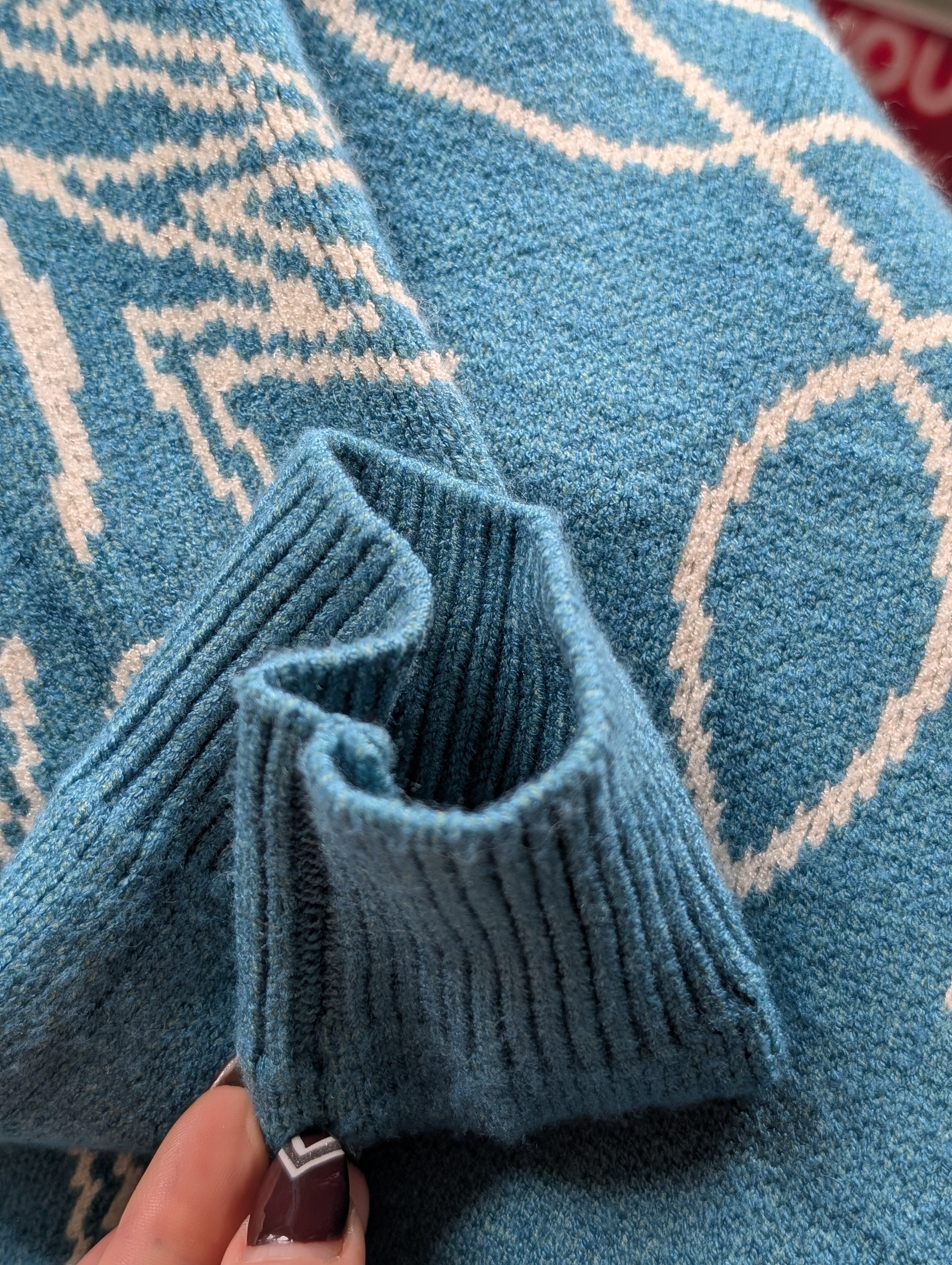 Teal Western Cardigan