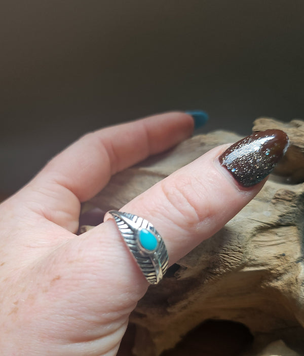 Feather Ring Band