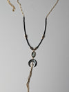 Gold Hematite Long Cosmic Necklace