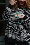 Western Zebra Sweater