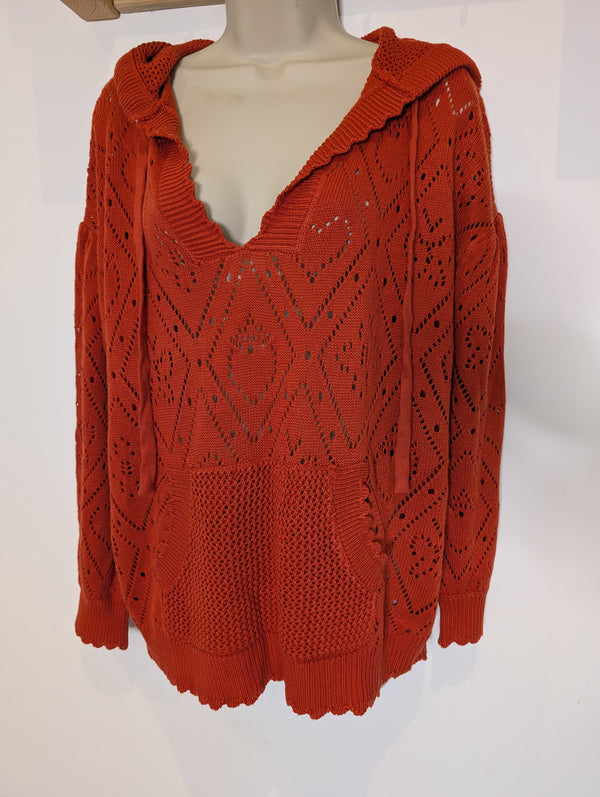 Rust Red Knit Jumper L