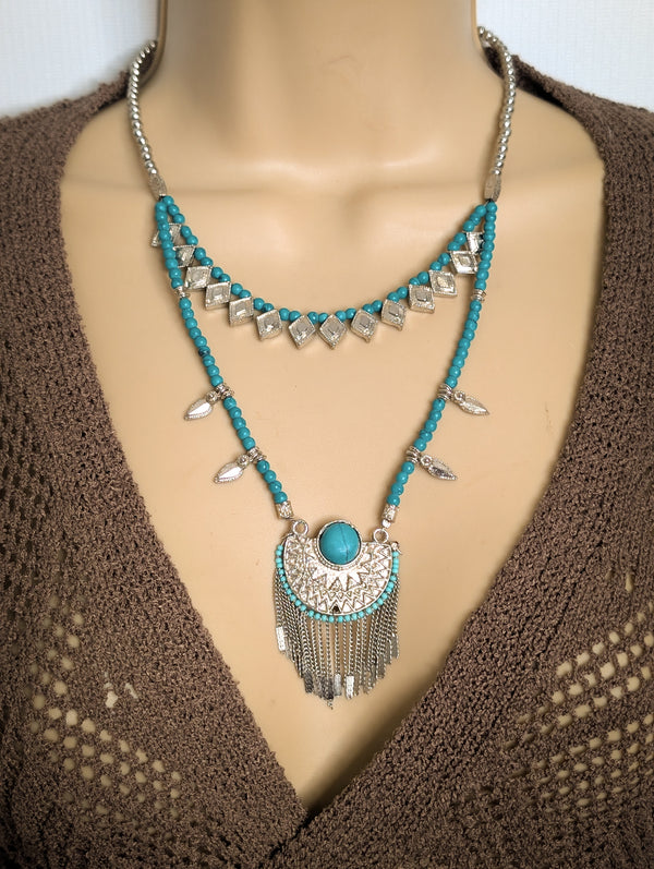 Sundance Statement Collar Necklace - Boho Buffalo Accessories