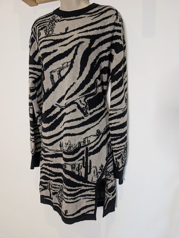 Desert Knit Jumper Dress L