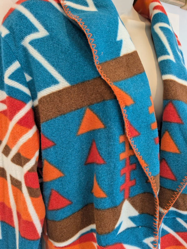 Aztec soft fleecy cardigan M