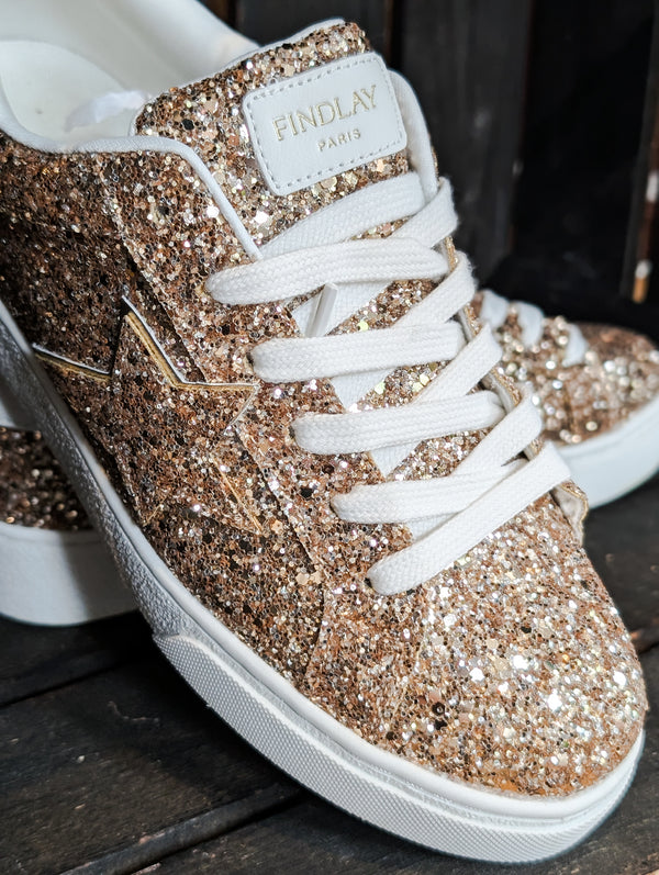 Gold Sparkle Pumps
