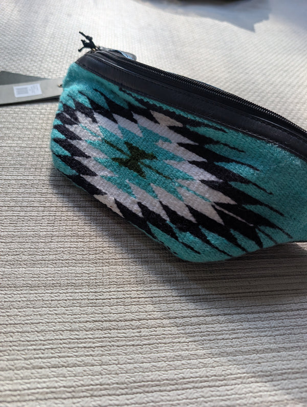 Woven Leather Bum Bag