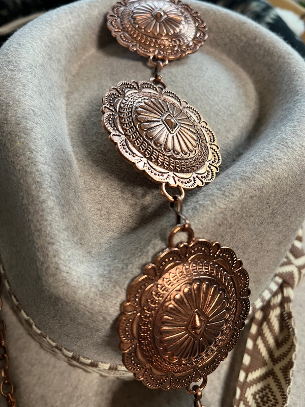 Copper Concho Belt