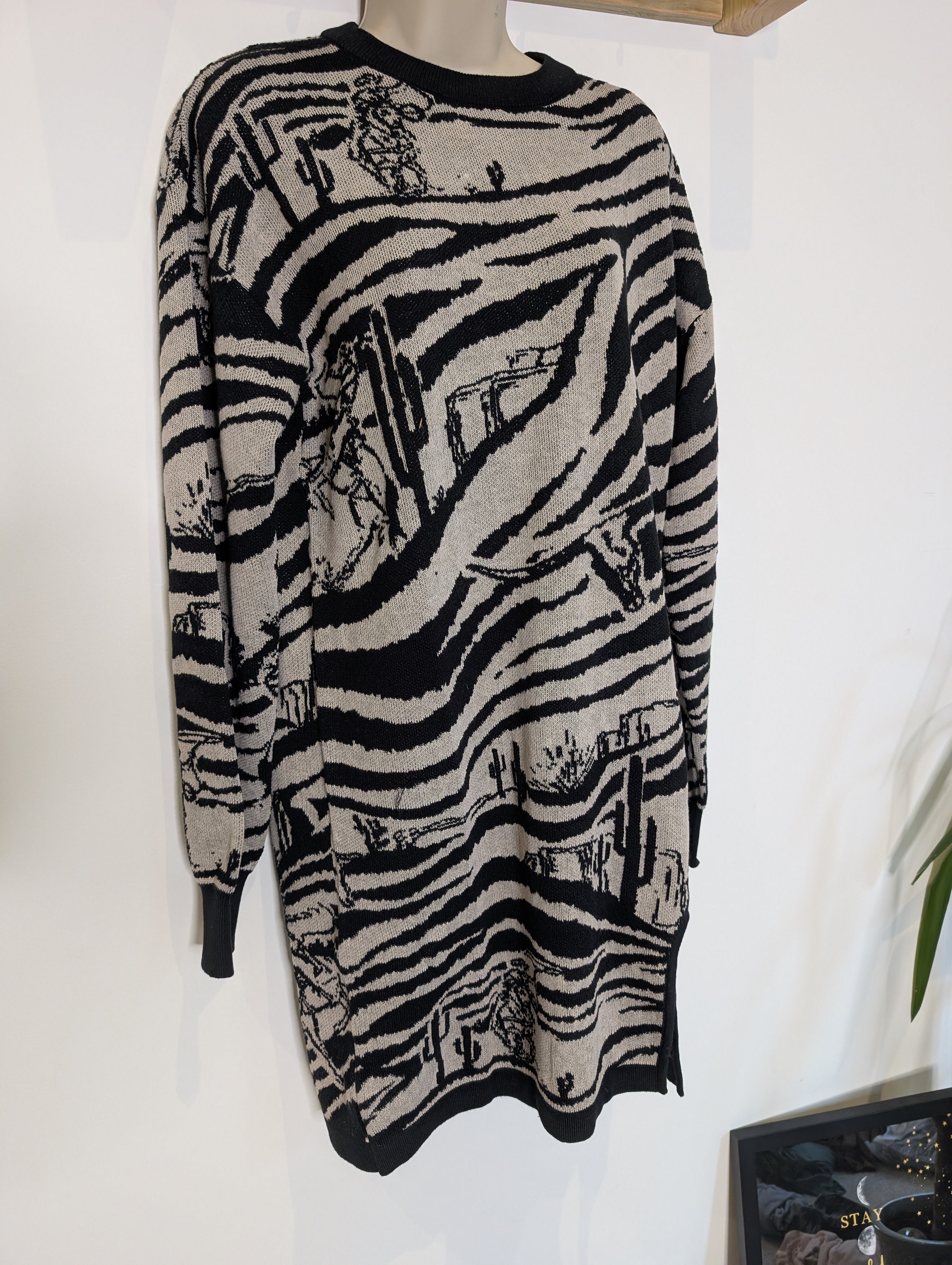 Desert Knit Jumper Dress L