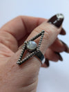 Moonstone Ring Adjustable