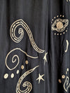 Cosmic Gold & Black Shirt Dress