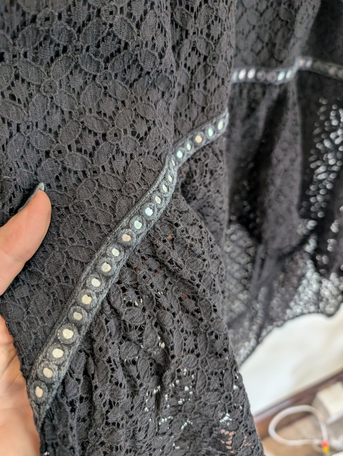 Black Lace Skirt (S)